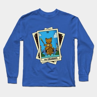 TAROT CARDS DECK | THE CHARIOT. | FORTUNE CAT Long Sleeve T-Shirt